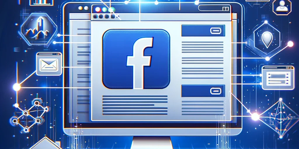 A computer screen showing a website with the Facebook Pixel tracking user activities.