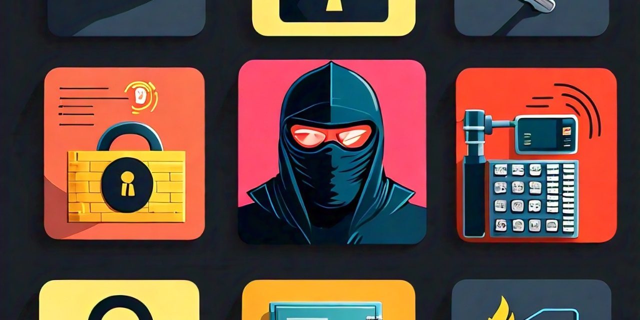 Image representing online security and privacy, featuring a padlock and a shield protecting a personal profile.