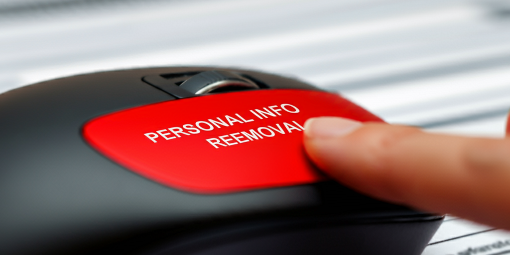 Personal Info Red text on a black background reading "PERSONAL INFO REMOVAL"