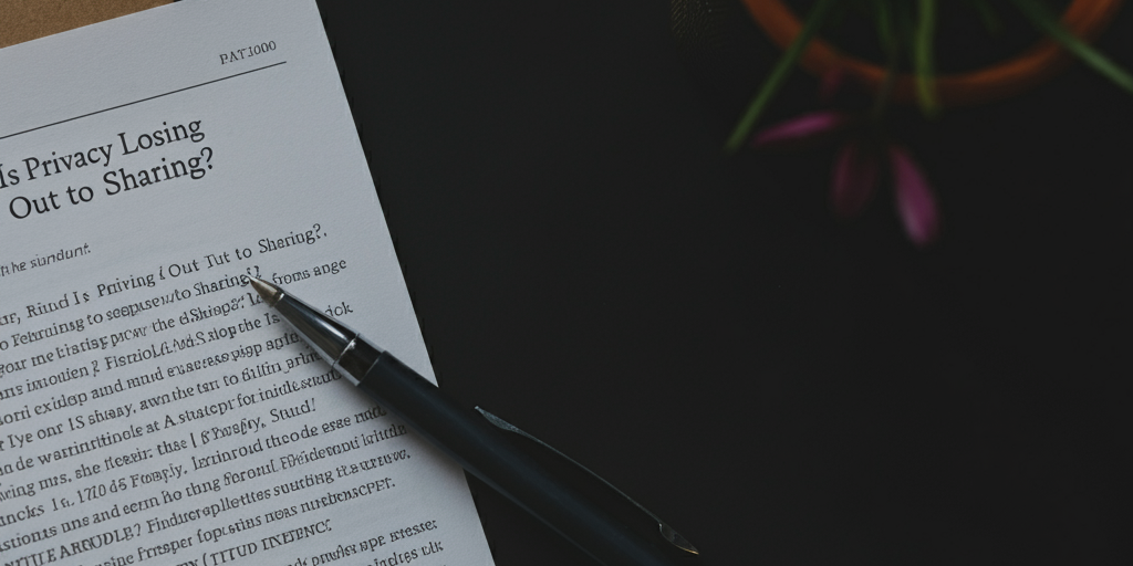 Is Privacy Losing Out to Sharing Findings and Tips from a Privacy Attitude Study